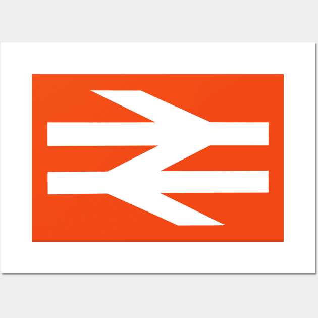 British Rail Double Arrow logo Wall Art by Random Railways